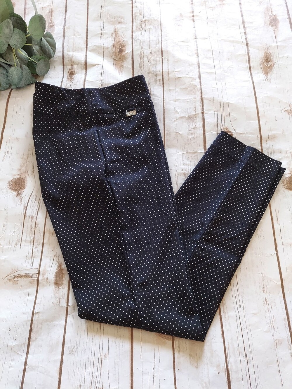 Premise Studio Ankle Length Mid Rise Stretch Pants Women's S